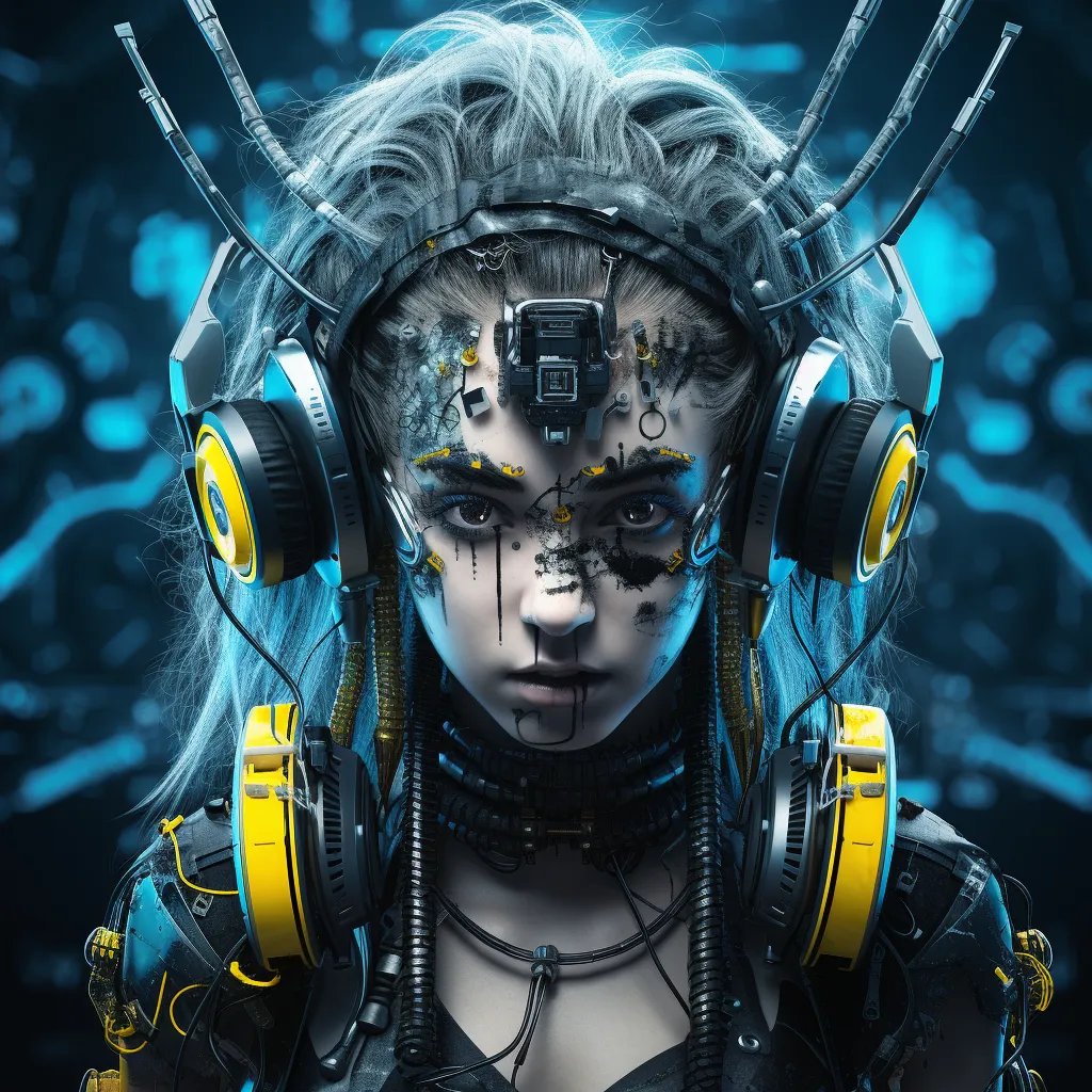 CyberNova Techno Girl Collection | NFT.io